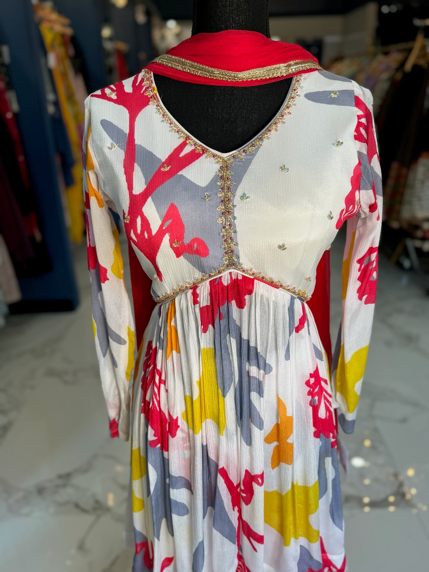 Light multicolored pallazo set