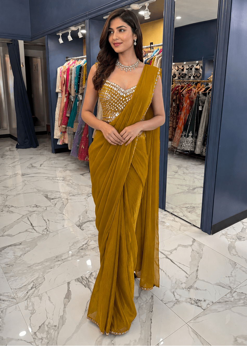 Urvashi Ready Saree