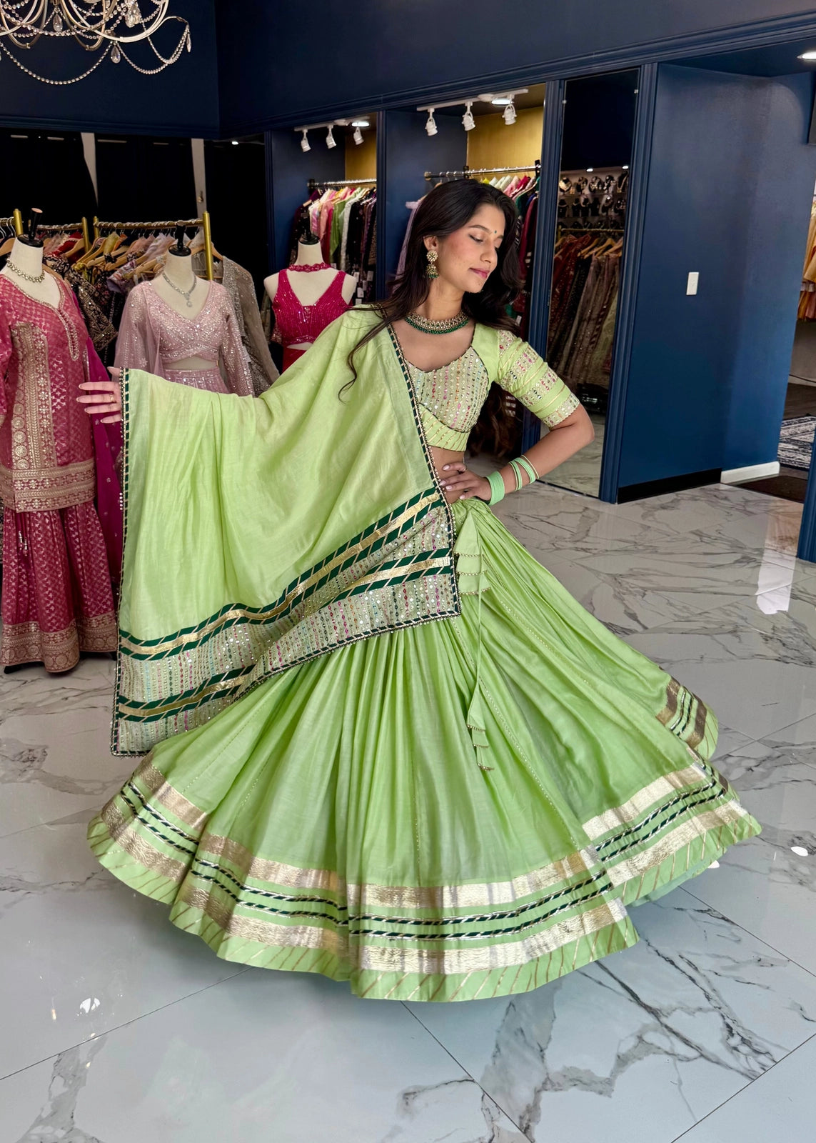 Hariyali Chaniya Choli NSC 032
