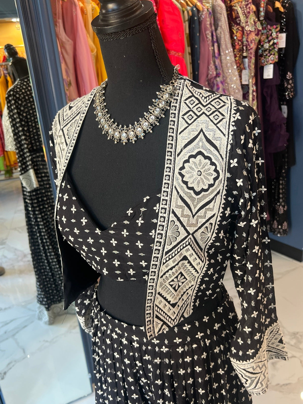 Crop Jacket Pallazo set