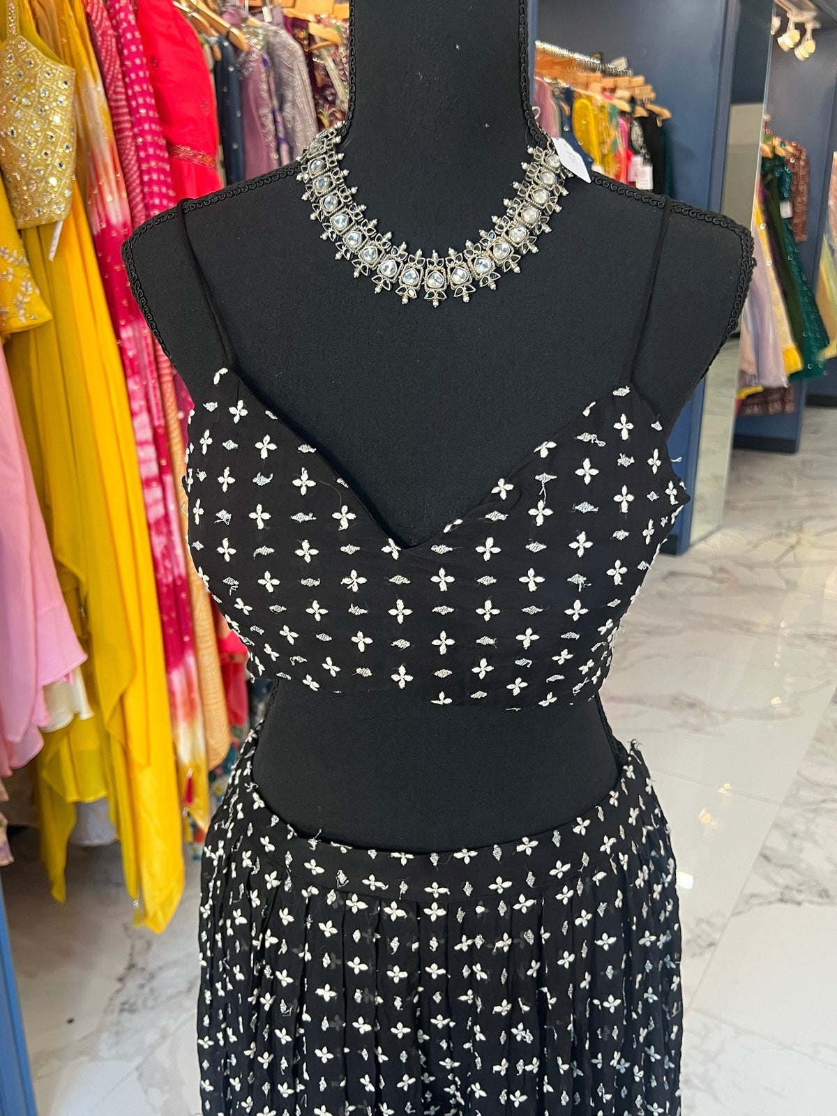Crop Jacket Pallazo set