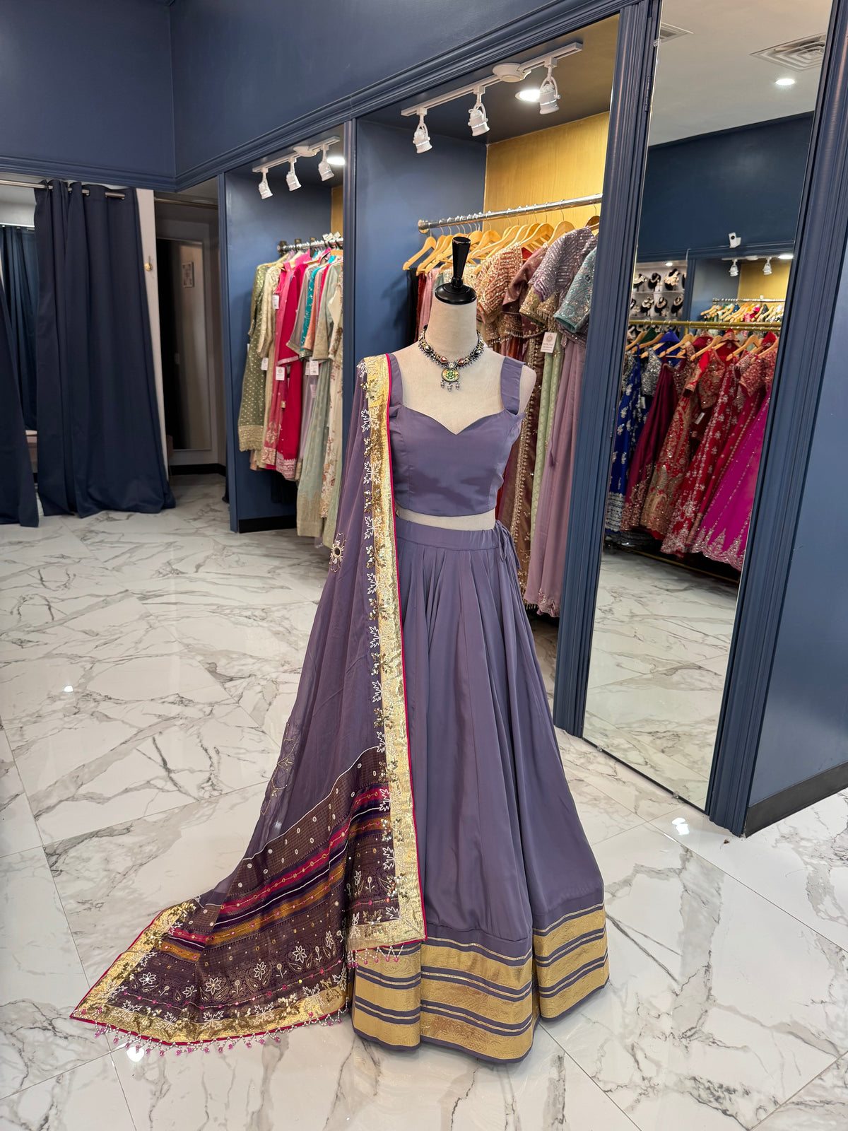 Lavender Chaniya Choli