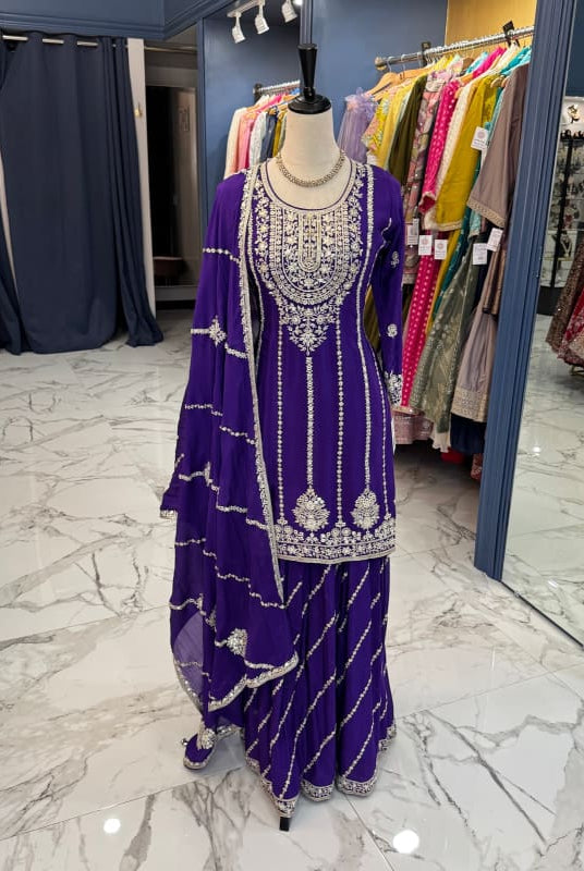 anviya Sharara set