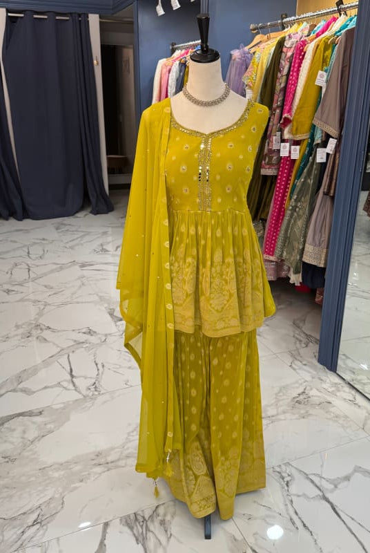 Mahvisha Sharara Set