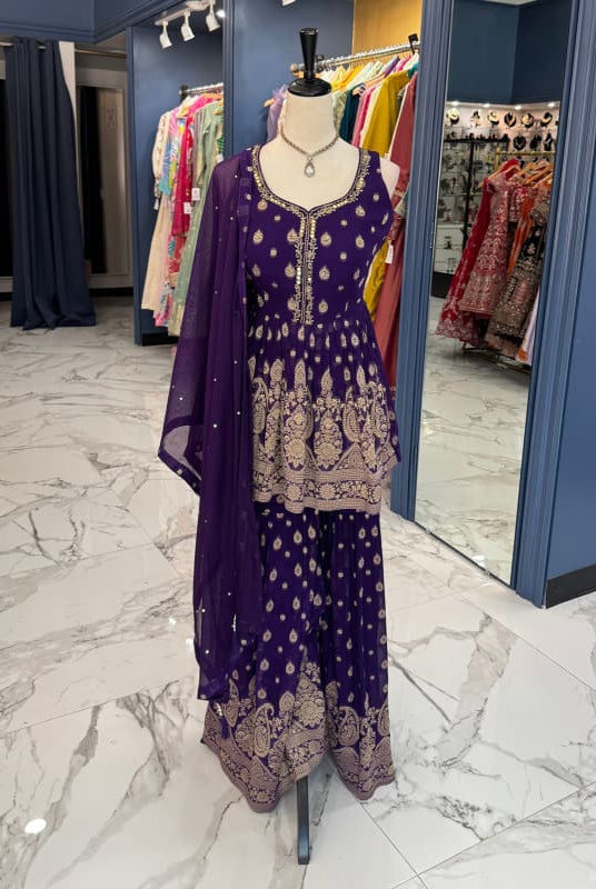 Mahvisha Sharara Set