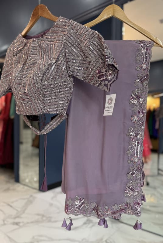 Orchid Saree Blouse