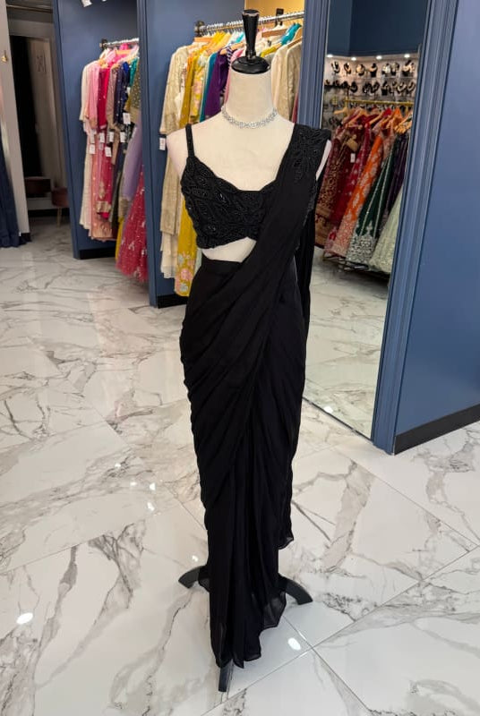 Sherlyn Ready Saree