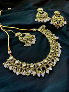 Baby Pink Kundan Set