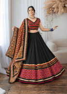 Bottle Green Traditional Chaniya Choli