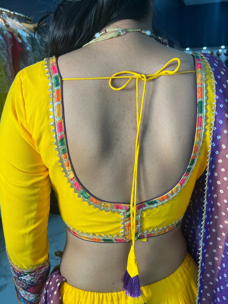 Sunehri Chaniya Choli
