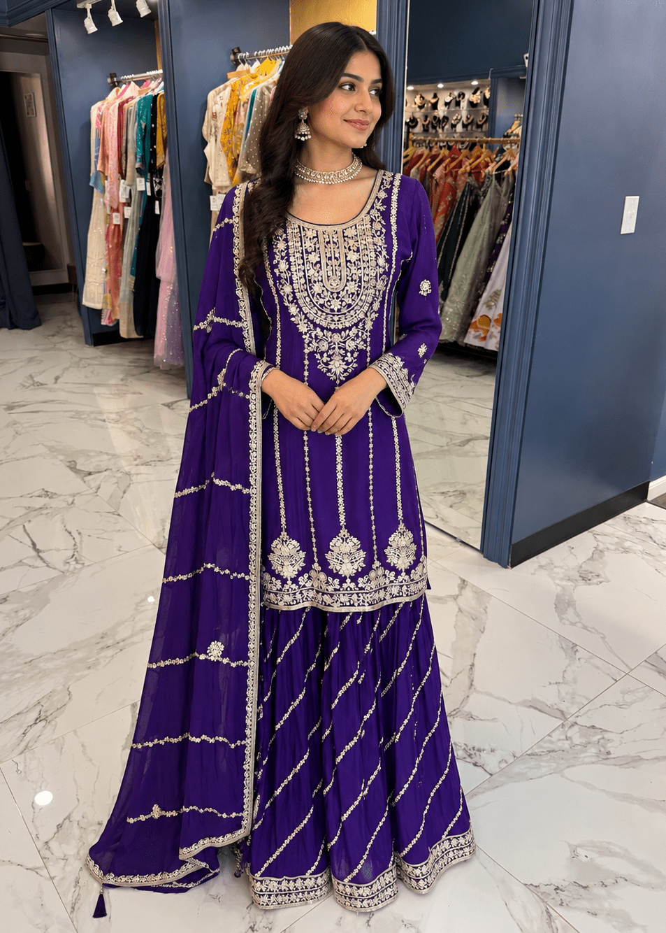 anviya Sharara set
