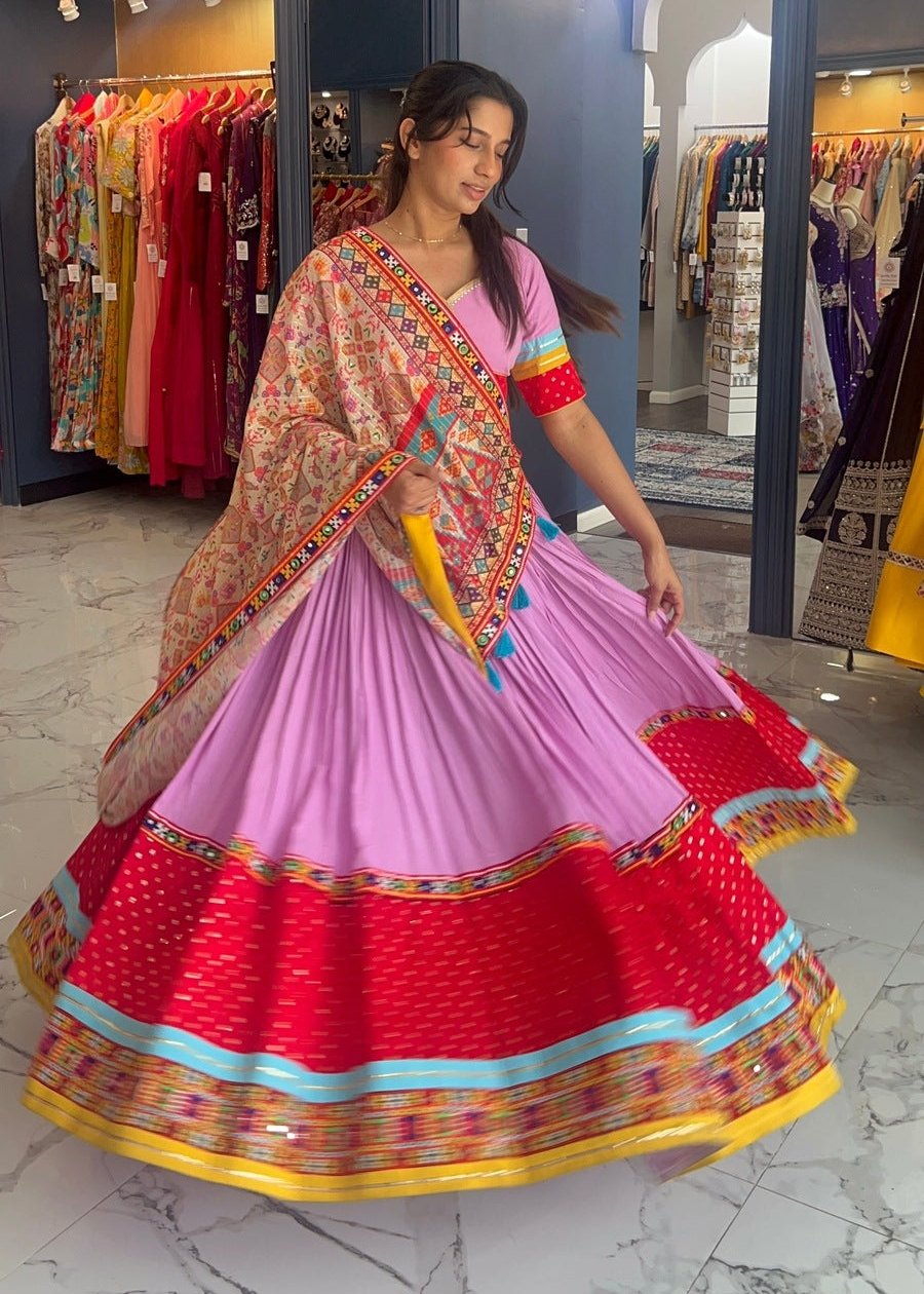 Lilac Chaniya Choli