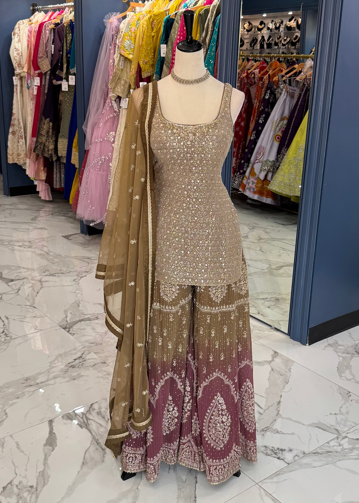 Leena Sharara Set