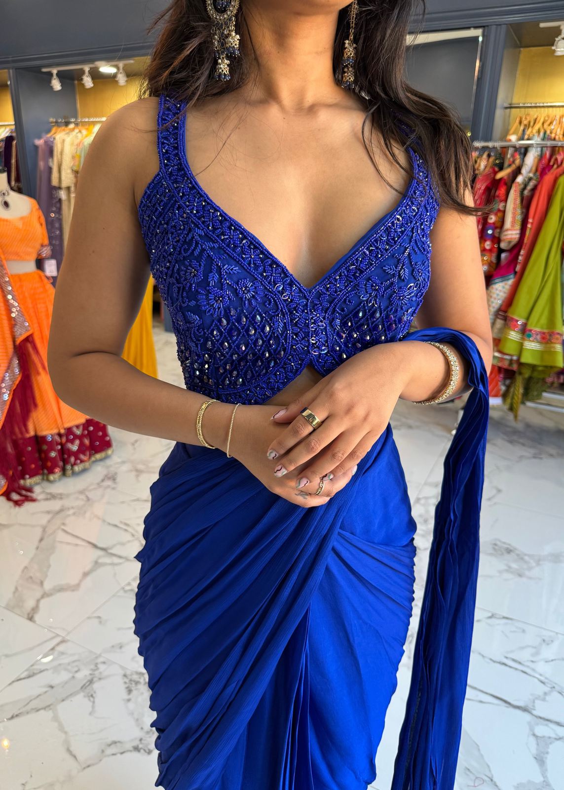 Toral Ready Saree