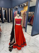 Orange Chaniya Choli