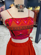 Orange Chaniya Choli
