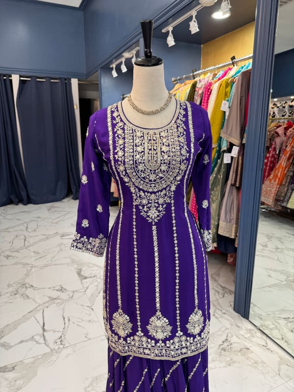 anviya Sharara set