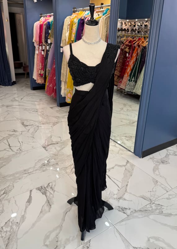 Sherlyn Ready Saree