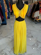 Yellow mustard pallazo set
